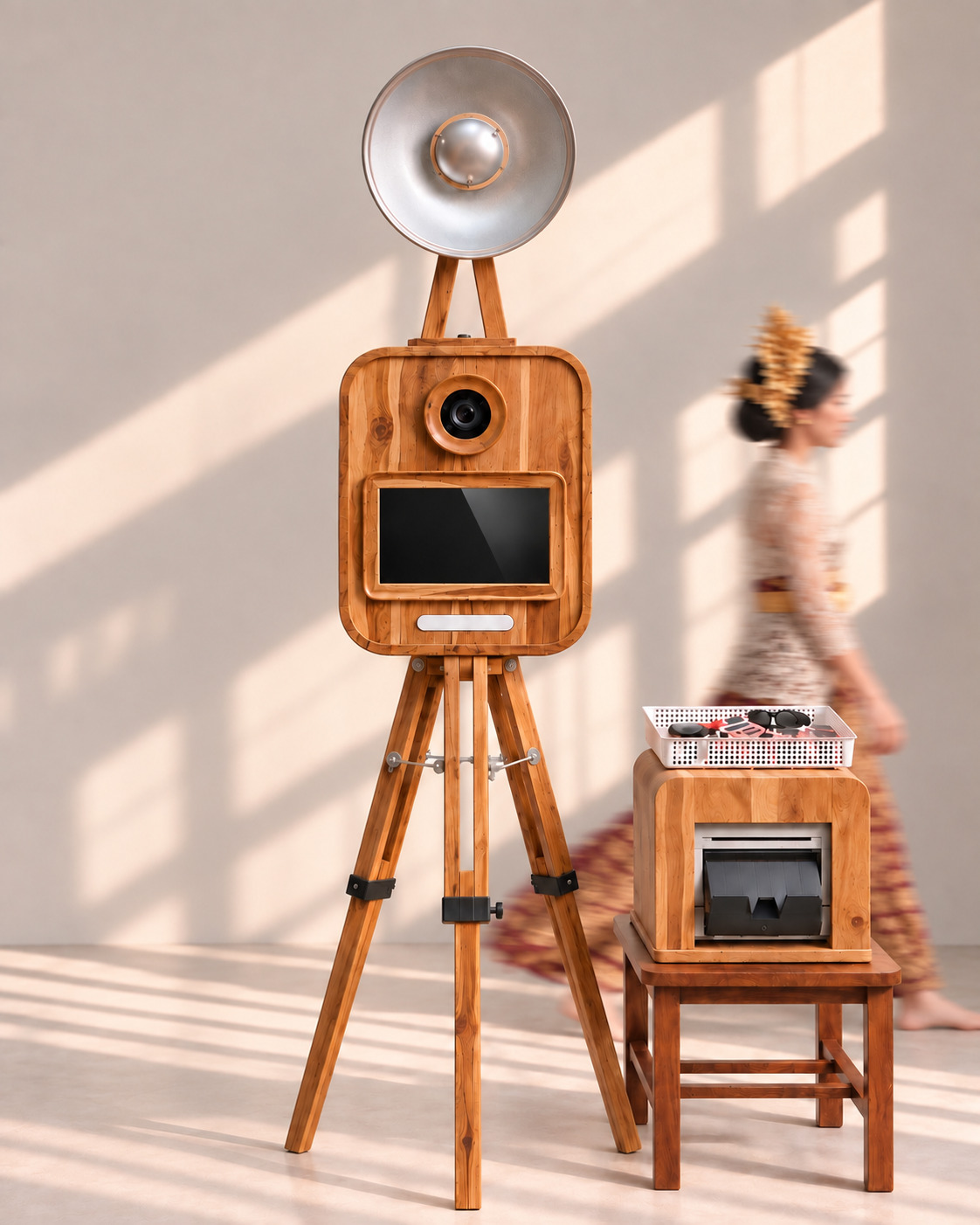 Standing Booth Limited Print